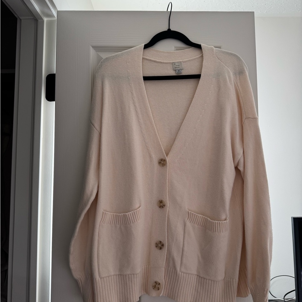 Cozy Cream Cardigan Sweater